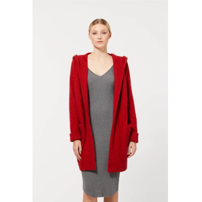 McDonald - Merino & Possum Oversized Hood Jacket (5013)