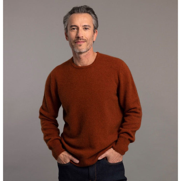 McDonald - Possum & Merino Crew Neck Jumper (6603) Spice