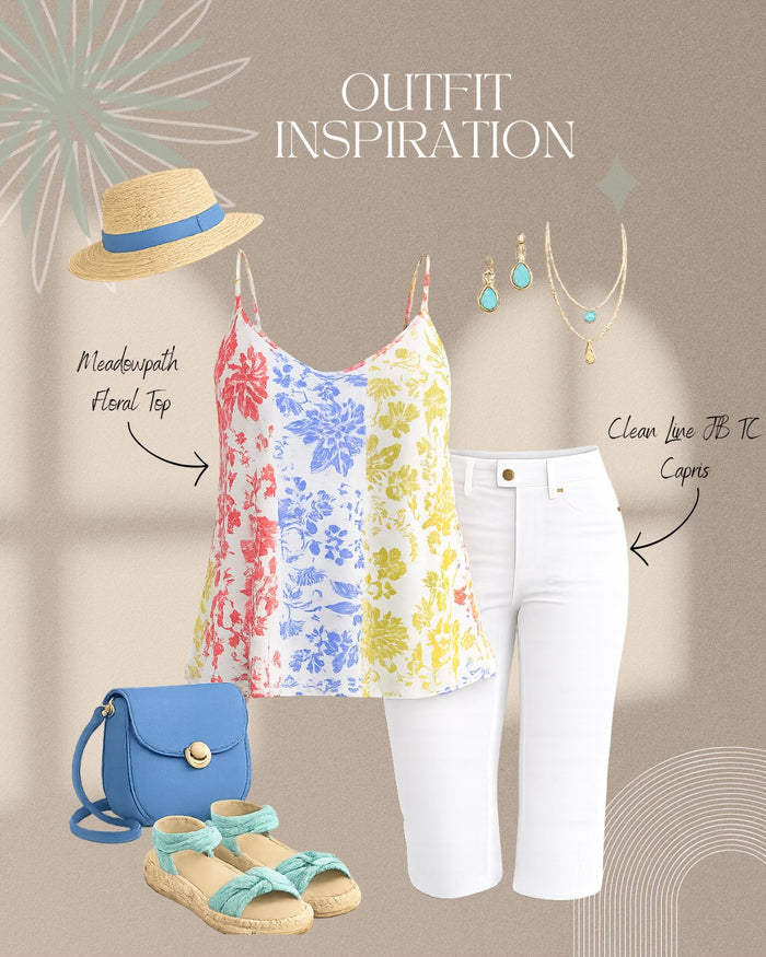 Meadowpath Floral Top