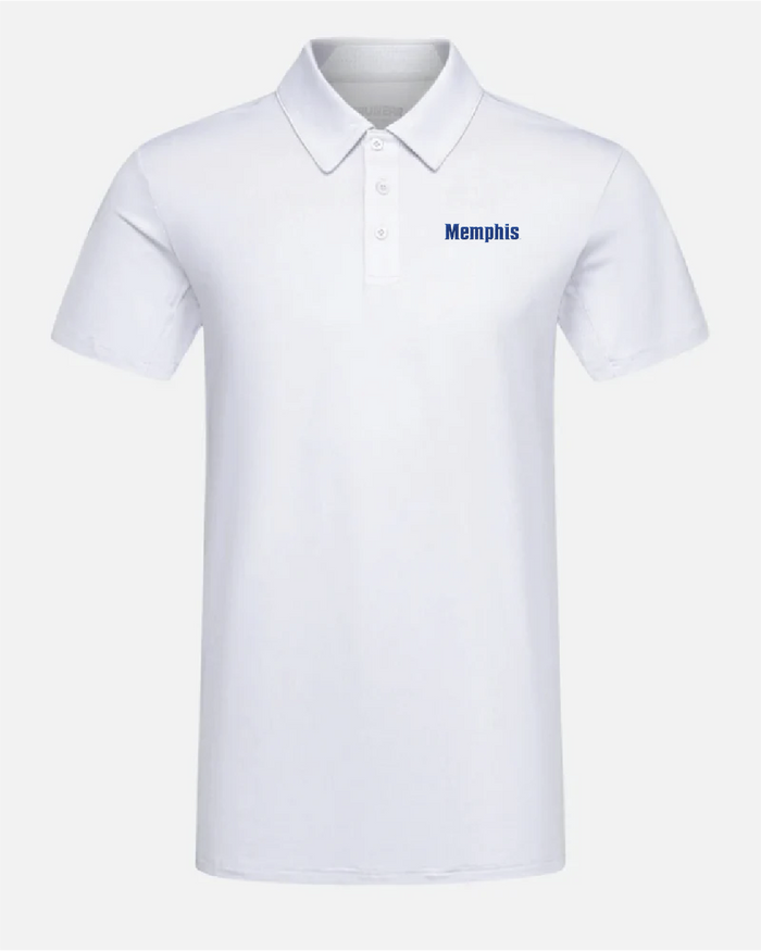 Memphis Crest 2.0 Polo Light Grey