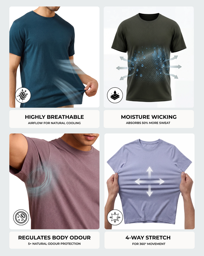 Men's Bamboo Cloud Crew Neck T-Shirt