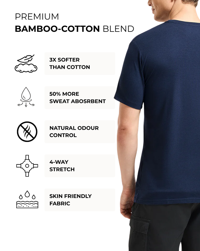 Men's Bamboo Cloud Crew Neck T-Shirt
