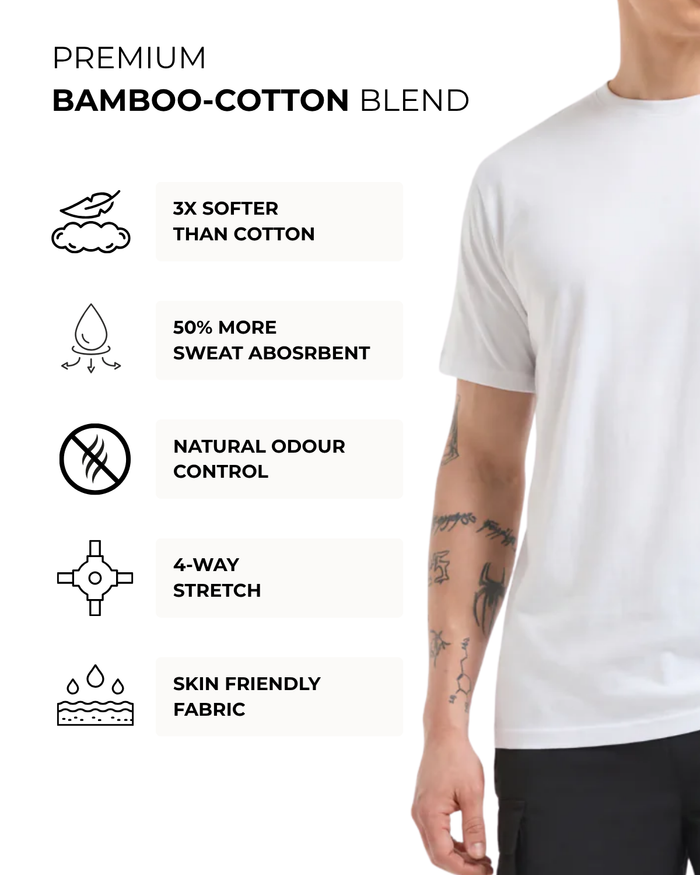Men's Bamboo Cloud Crew Neck T-Shirt