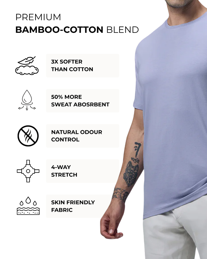 Men's Bamboo Cloud Crew Neck T-Shirt