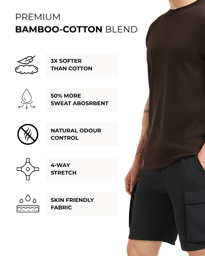 Men's Bamboo Cloud Crew Neck T-Shirt