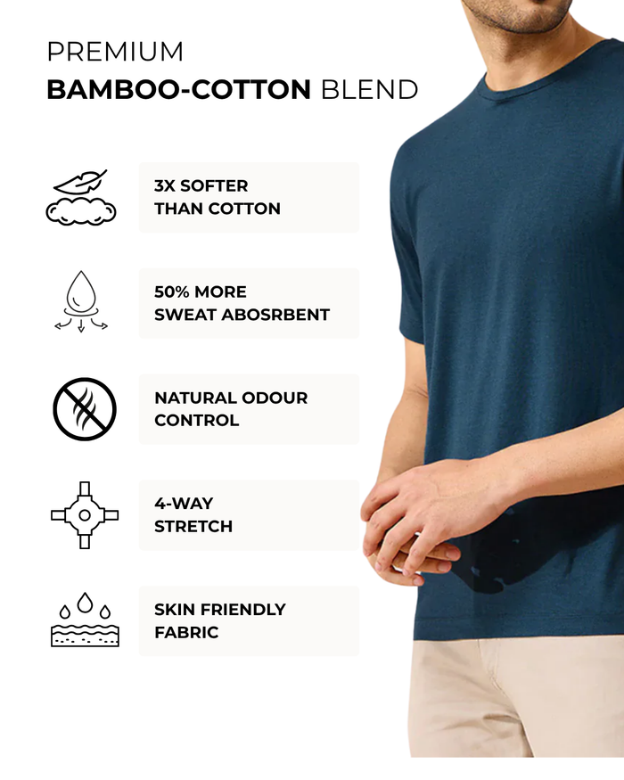 Men's Bamboo Cloud Crew Neck T-Shirt