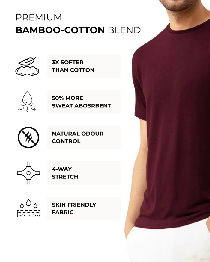 Men's Bamboo Cloud Crew Neck T-Shirt