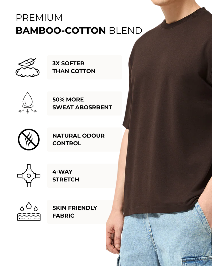Men's Bamboo Core Oversized T-Shirt