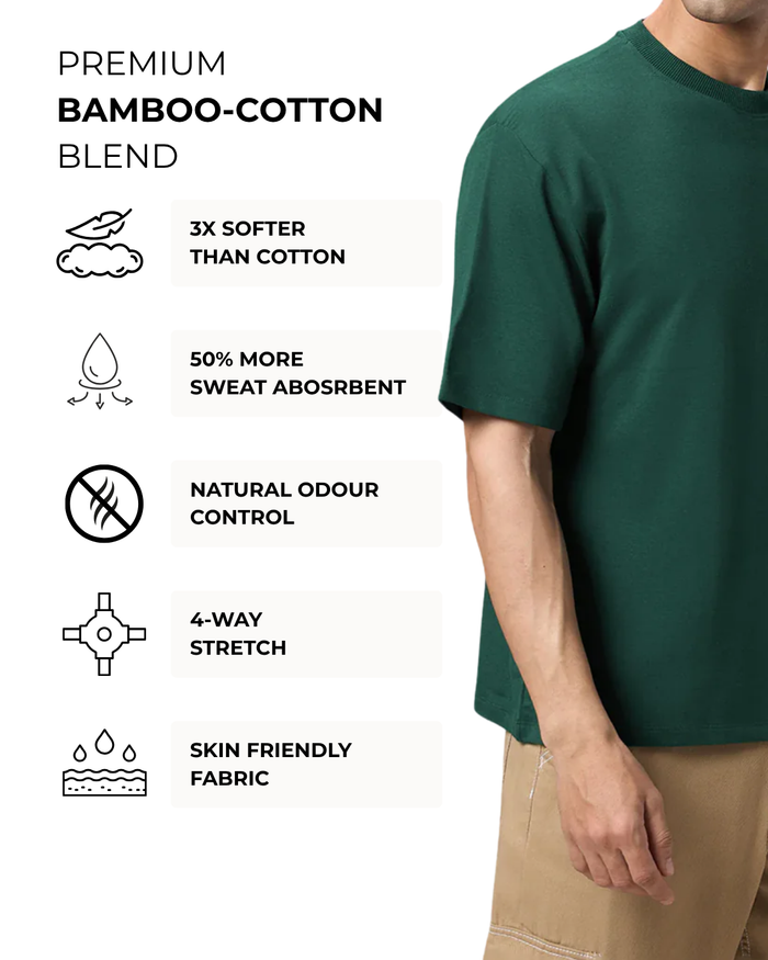 Men's Bamboo Core Oversized T-Shirt