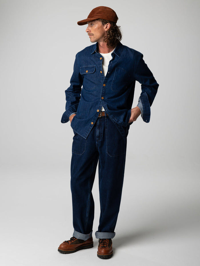 Men's Eddystone Shirt - Mid Wash