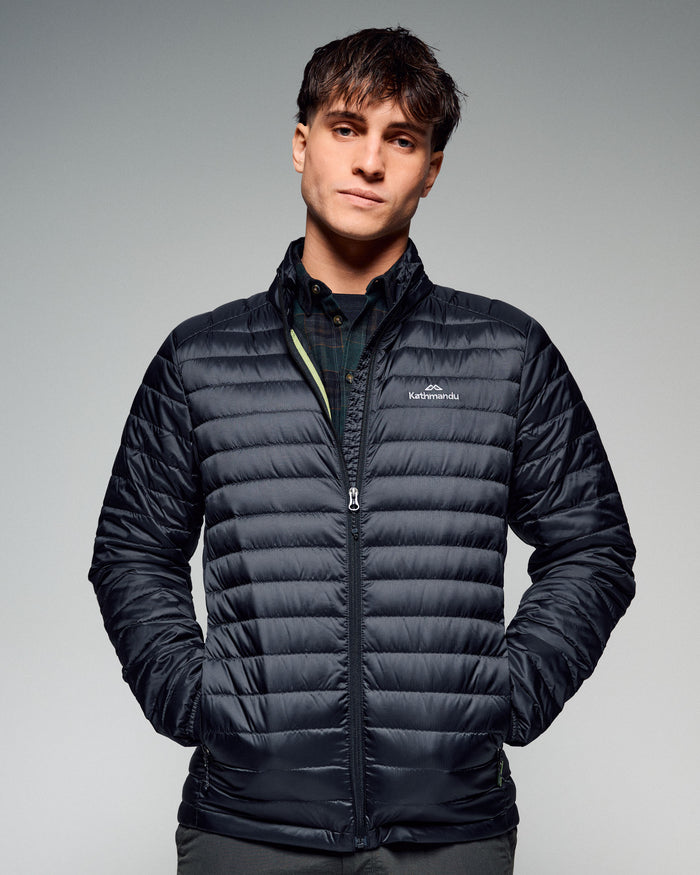 Men's Heli 600 Fill Lightweight Down Jacket - Black