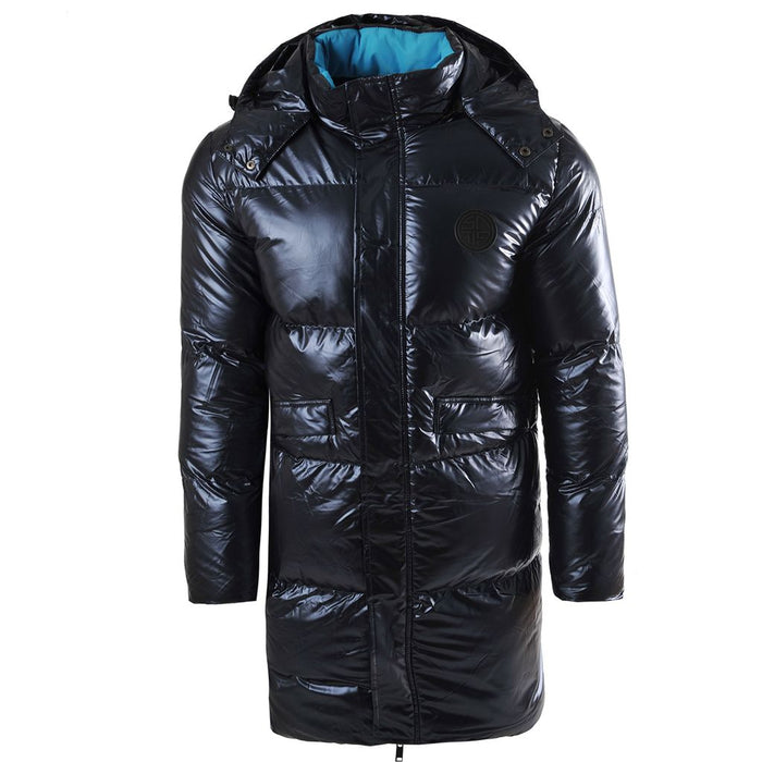 Men's Longline Hooded Puffer Coat