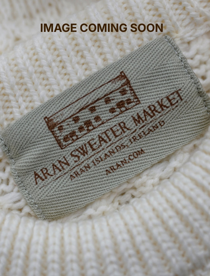 Men's Merino Wool Aran Sweater