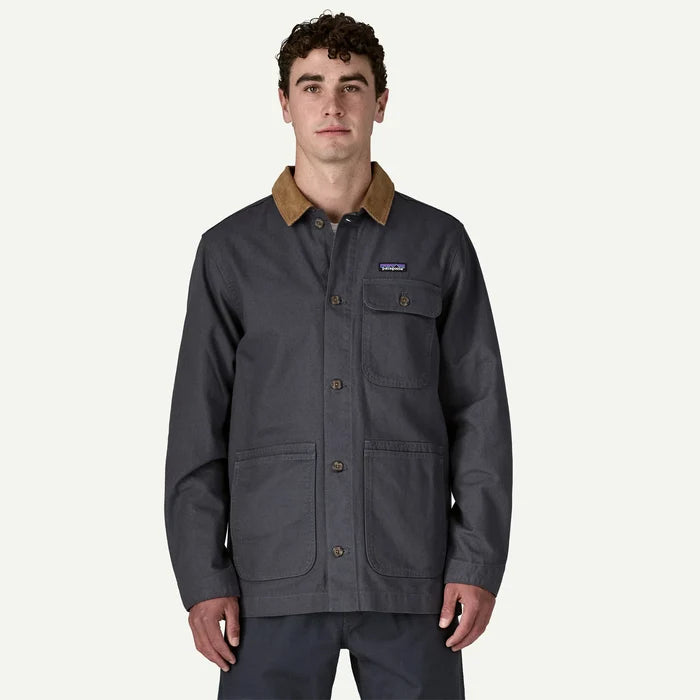 Men's Point Reyes Canvas Jacket- Smolder Blue