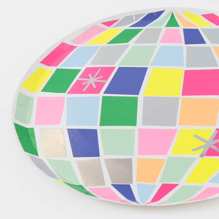 Meri Meri Disco Ball Large Plates