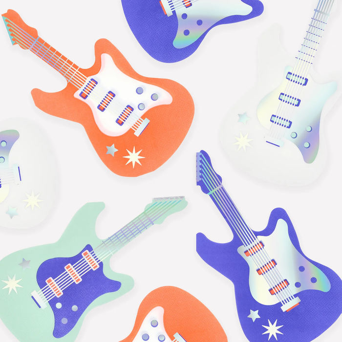 Meri Meri Electric Guitar Napkins