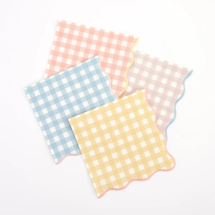 Meri Meri Gingham Small Napkins