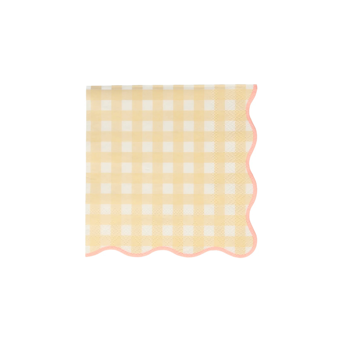 Meri Meri Gingham Small Napkins