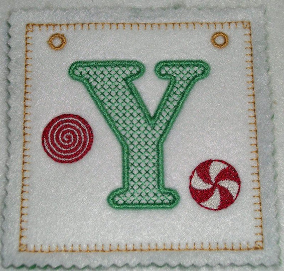 Merry Christmas Banner Project  [4x4 Hoop] # 10420