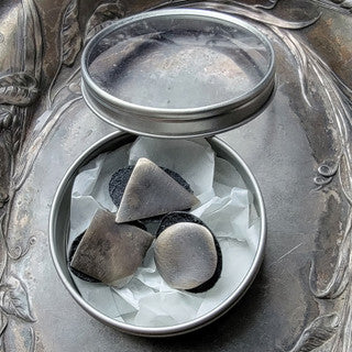 Midcentury Modern Stud Buttons - Graphite Set - JUL Designs