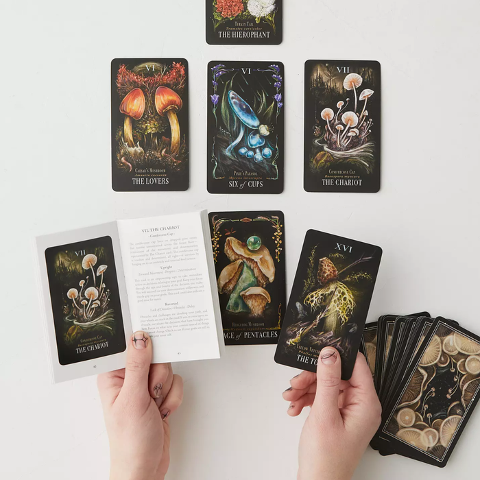 Midnight Magic: Tarot Deck of Mushrooms