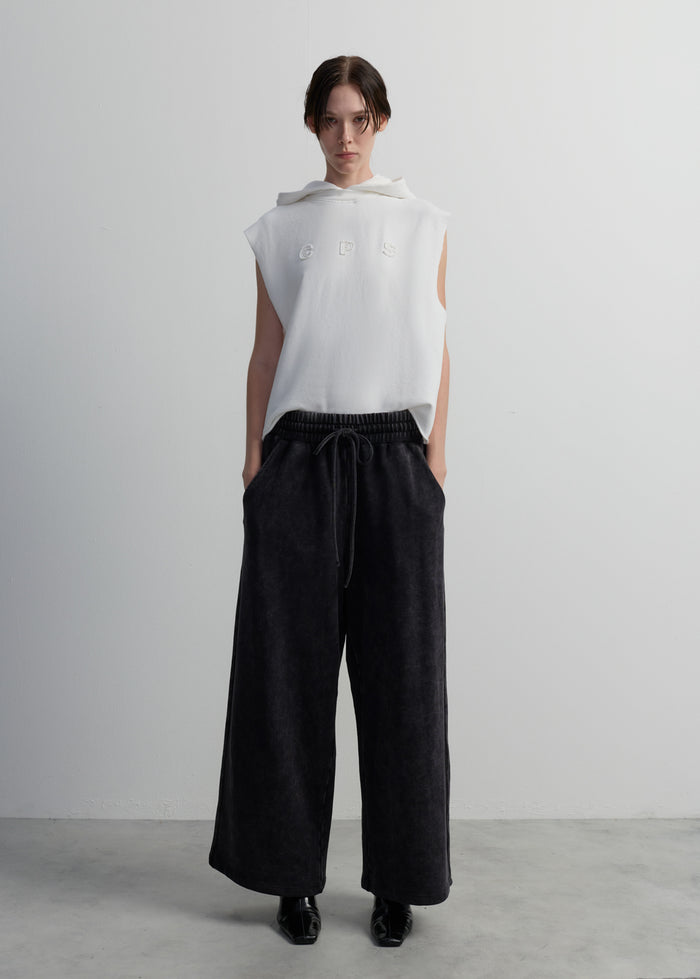MILITARY-INSPIRED DRAWSTRING PANTS