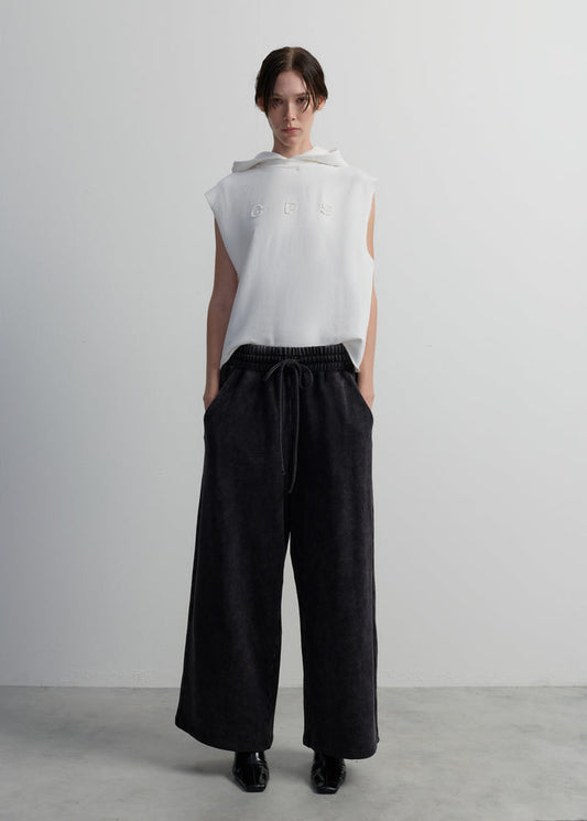 MILITARY-INSPIRED DRAWSTRING PANTS
