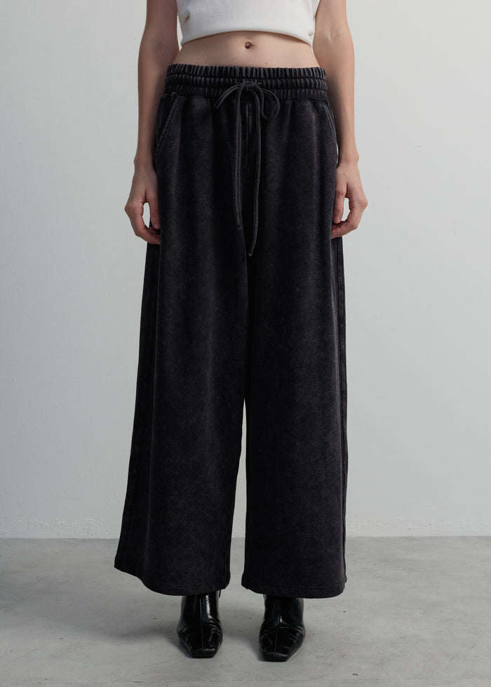 MILITARY-INSPIRED DRAWSTRING PANTS