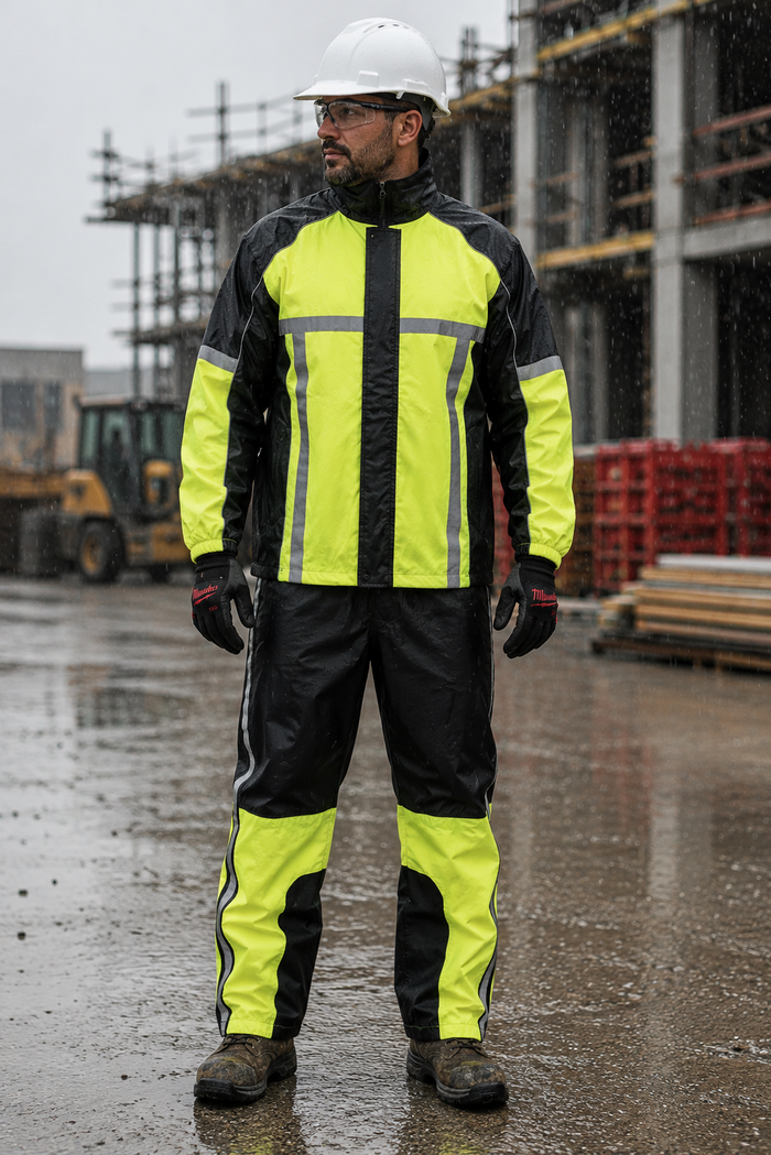 Milwaukee Performance Hi-Viz Rainsuit