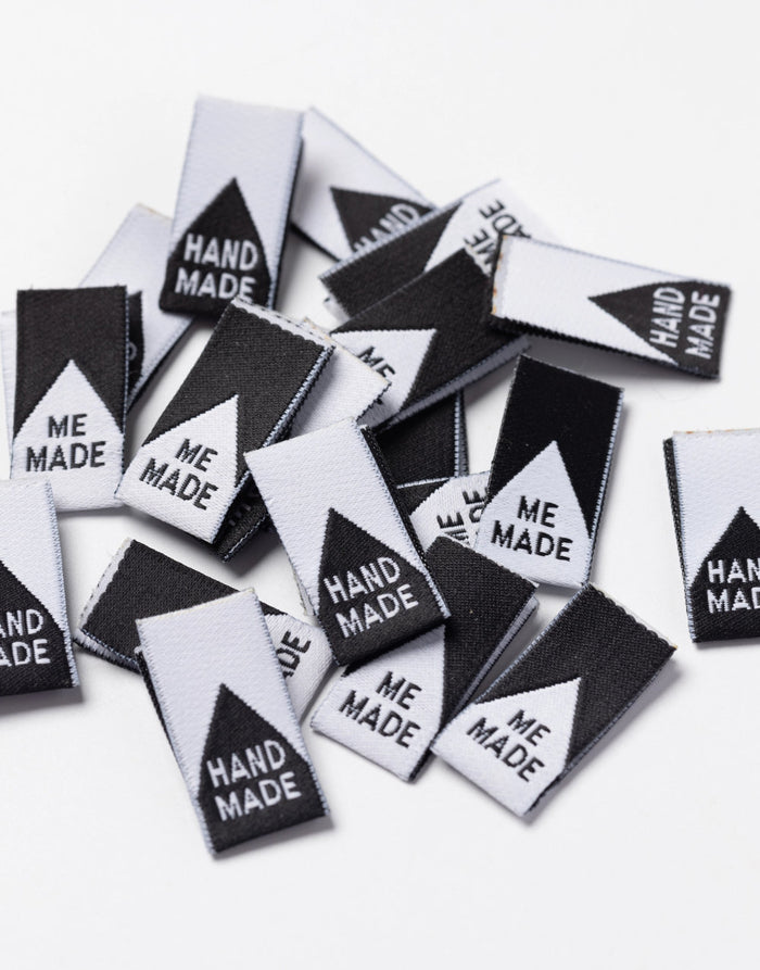 Mini Hand Made Collection Woven Sewing Labels - Pack of 8