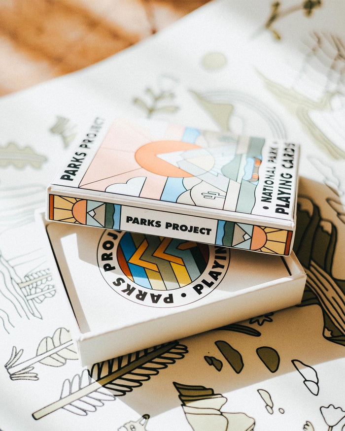 Shop Minimalist Playing Cards Inspired By Our National Parks | multi-color