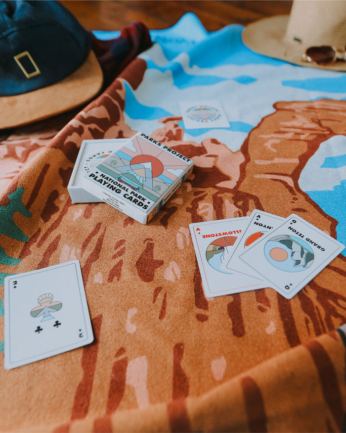 Shop Minimalist Playing Cards Inspired By Our National Parks | multi-color