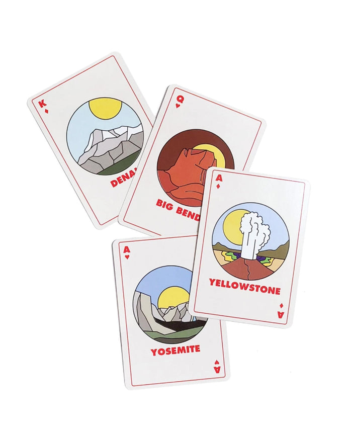 Shop Minimalist Playing Cards Inspired By Our National Parks | multi-color