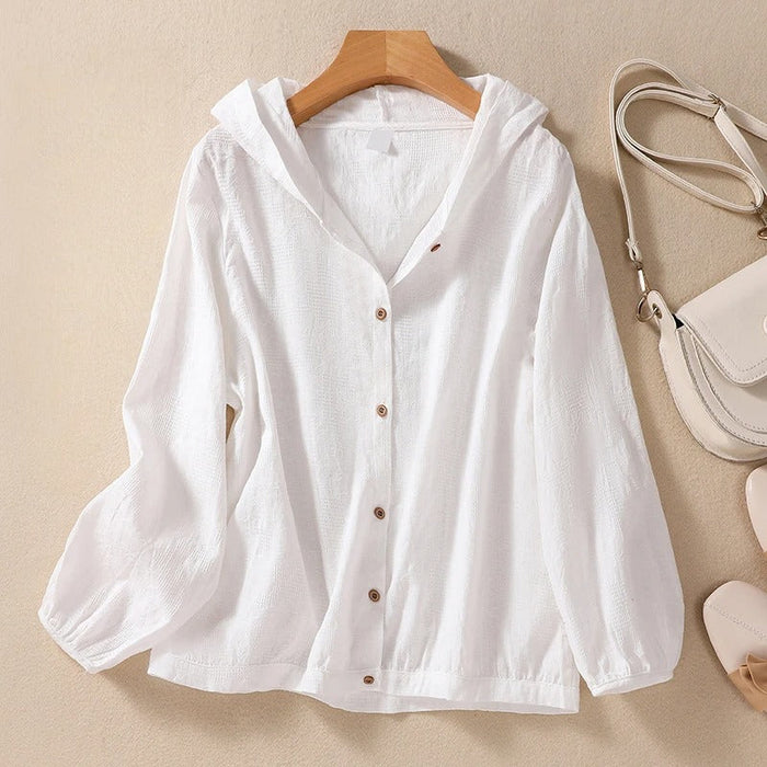 Miri™ | Relaxed Hooded Shirt