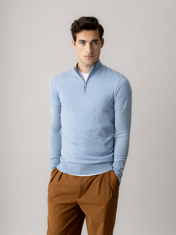 Light Blue Melange / S