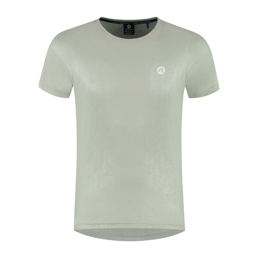 Rogelli Motion hardloopshirt korte mouw heren grijs voorkant.