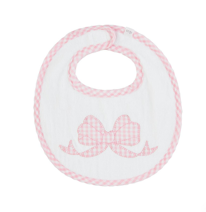Mud Pie - Baby Bibs - Applique Bow & Rainbow - Findlay Rowe Designs