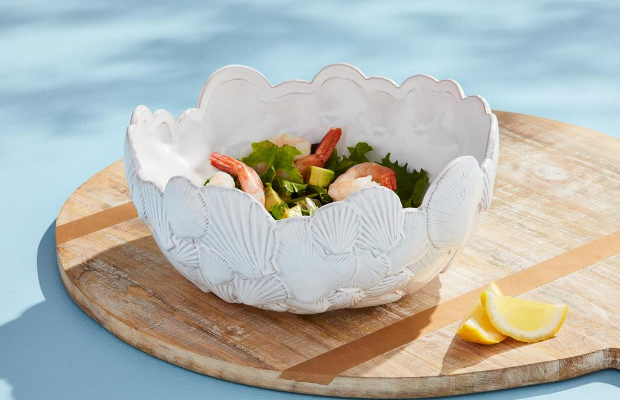 Mud Pie - Bowl - Fan Shell - Findlay Rowe Designs