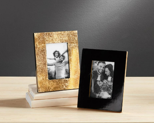 Mud Pie - Frame - Lacquer Black or Gold - 4x6 - Findlay Rowe Designs