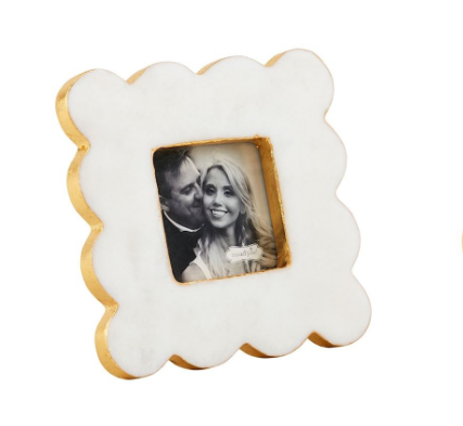 Mud Pie - Frame - Scallop Marble - Findlay Rowe Designs