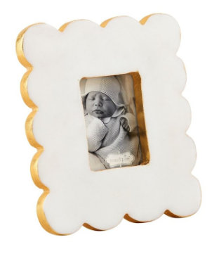 Mud Pie - Frame - Scallop Marble - Findlay Rowe Designs