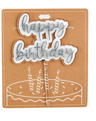 Mud Pie - Musical Happy Birthday Cake Topper - Findlay Rowe Designs