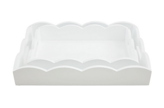 Mud Pie - Tray - Scallop Lacquer - Findlay Rowe Designs