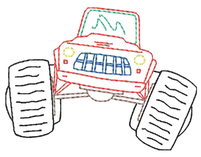 Multiline All Terrain Vehicles 11361 Machine Embroidery Designs