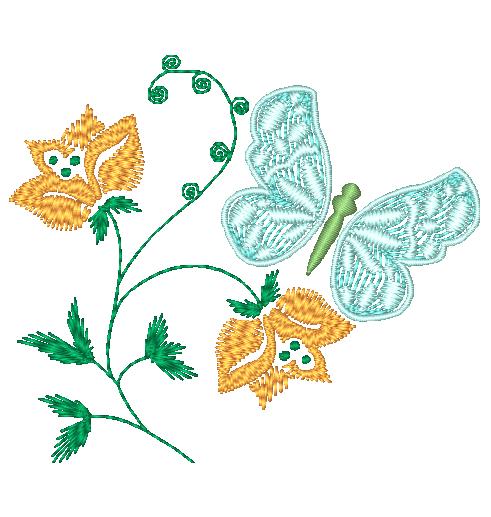 Mylar Springs [4x4] 11129 Machine Embroidery Designs