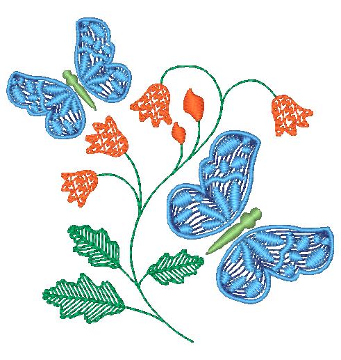 Mylar Springs [4x4] 11129 Machine Embroidery Designs