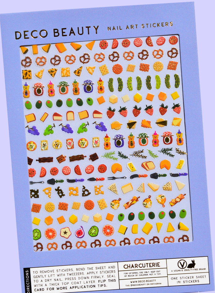 Nail Art Stickers - Charcuterie