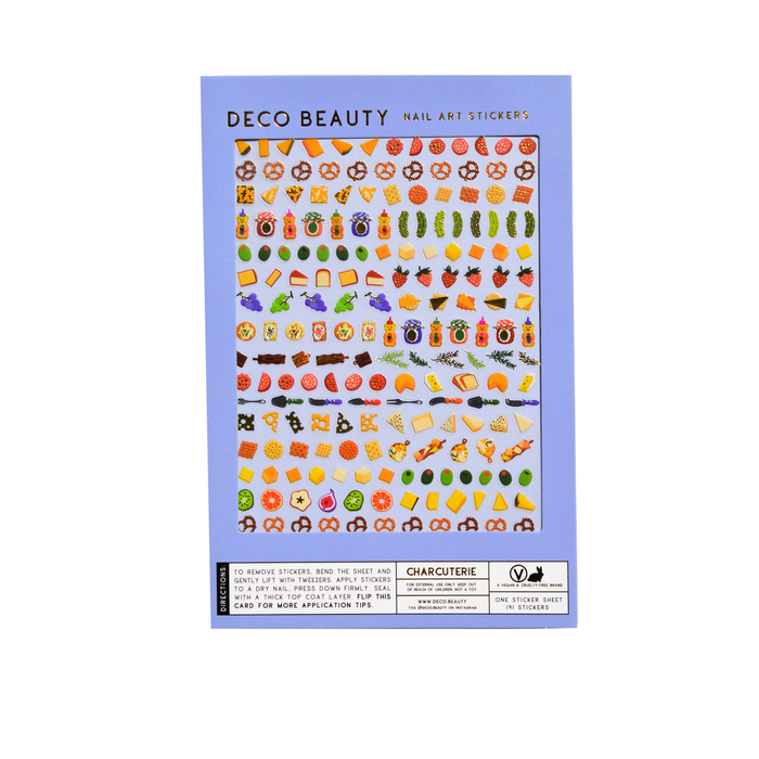 Nail Art Stickers - Charcuterie