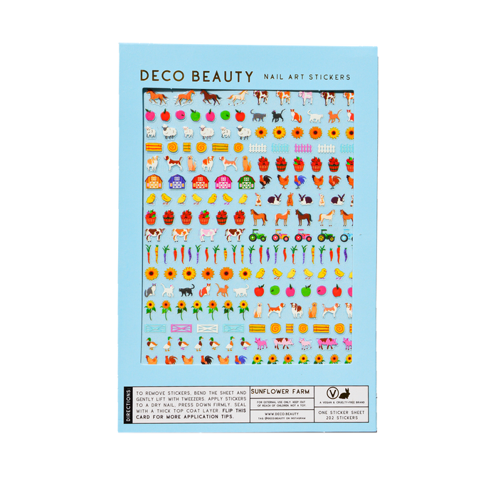 Nail Art Stickers - Sunflower Farm