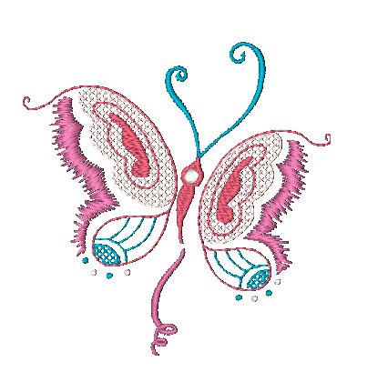 Native Butterflies  [4x4] # 10512